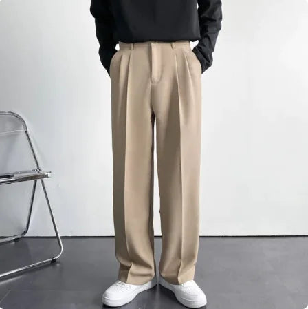 Men's Wide Leg Suit Pants