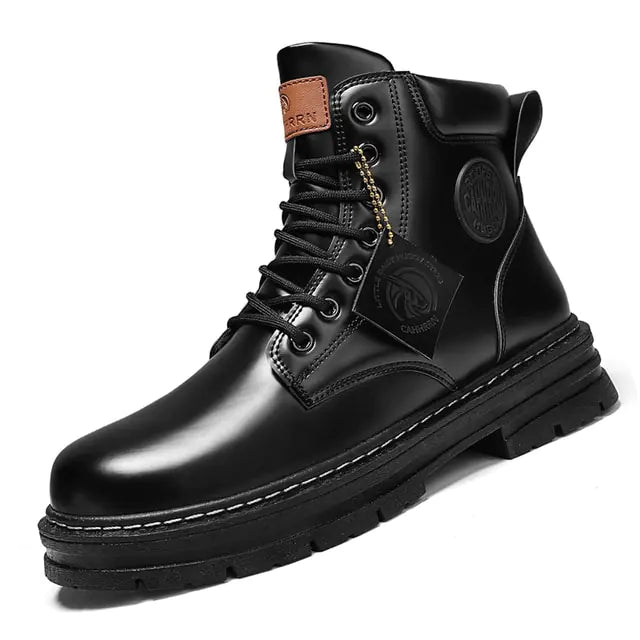 High Top Men's Leather Boots