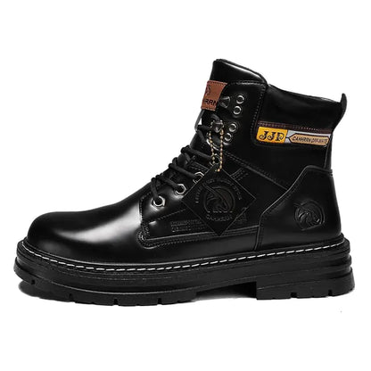 High Top Men's Leather Boots